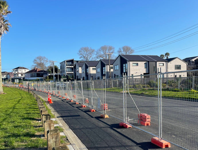 Site Fencing for Fulton Hogan works on Water Care Interceptor